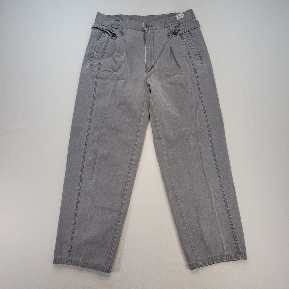 Propeller Jeans Women 34 Gray Vintage Cotton High Rise Utility